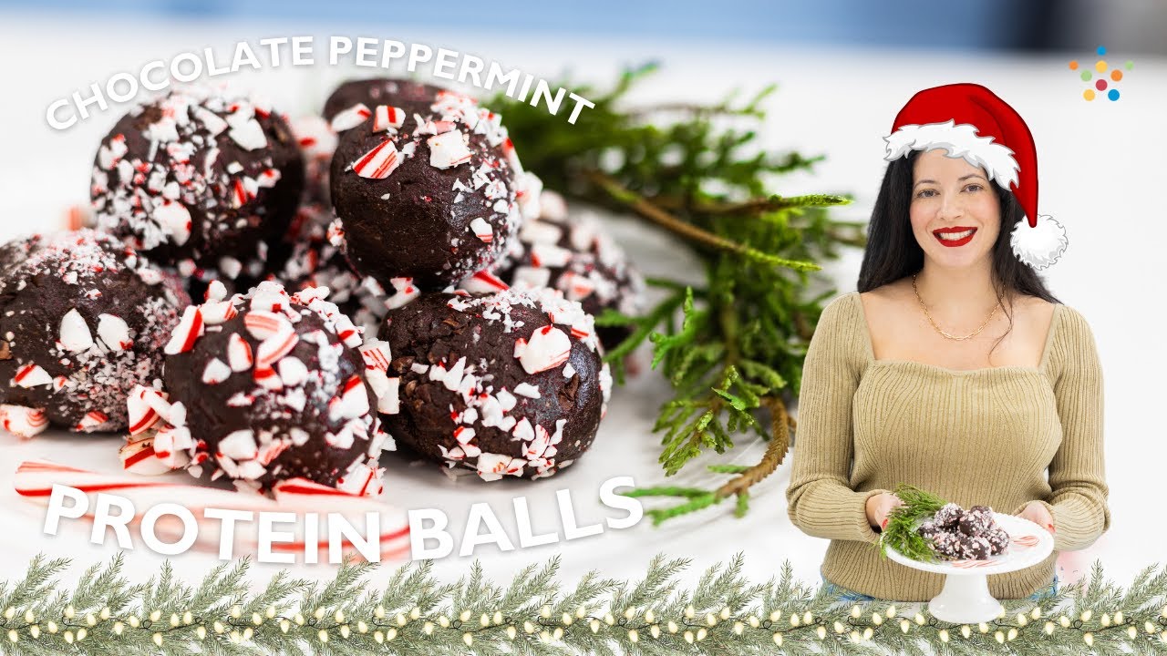 Chocolate Peppermint Protein Balls | Cooking With Celebrate | Healthy and Simple Recipes