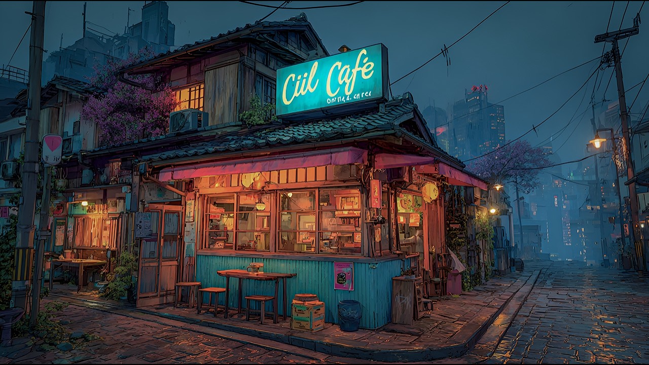 90s City Rain at 2AM ☔ Nostalgic Lofi for Relax and Study Sessions