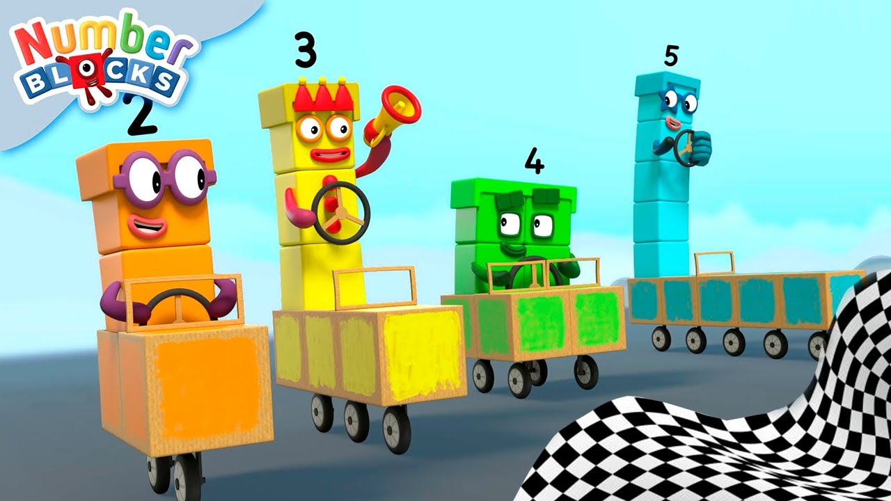 🏆 Episches Zahlenrennen! 🏆 | Zählen lernen | Mathematik für Kinder 123 | Numberblocks Deutsch