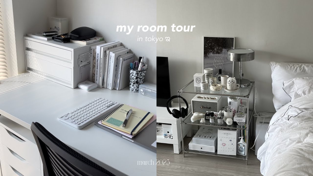 ［room tour］一人暮らしのお部屋紹介🛒ルームツアー オタク社会人 韓国風インテリア🌛IKEA 無印etc… sub･eng 룸투어