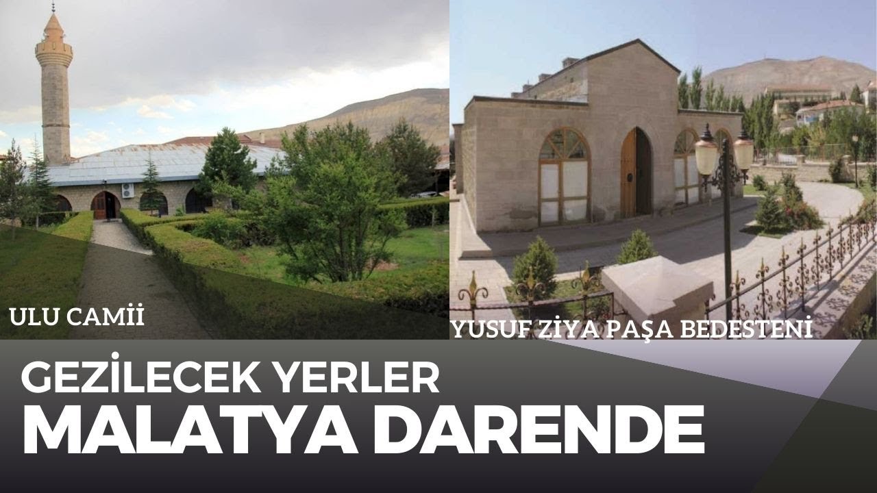 Ulu Camii & Yusuf Ziya Paşa Bedesteni - #Malatya #Darende | Malatya'da Gezilecek Yerler