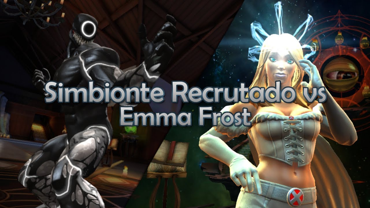 Simbionte Recrutado vs Emma Frost - Torneio dos Campe&otilde;es