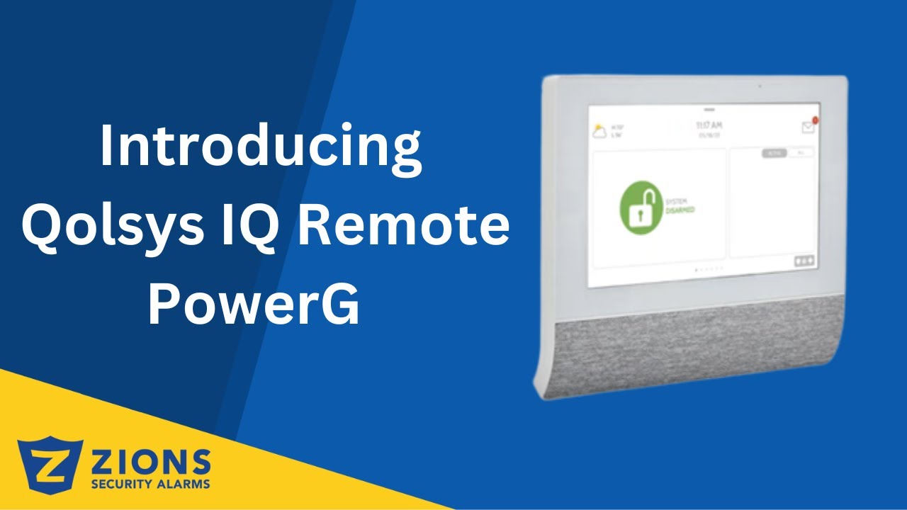 Qolsys IQ Remote PowerG - The Long Range Reliable Keypad Solution