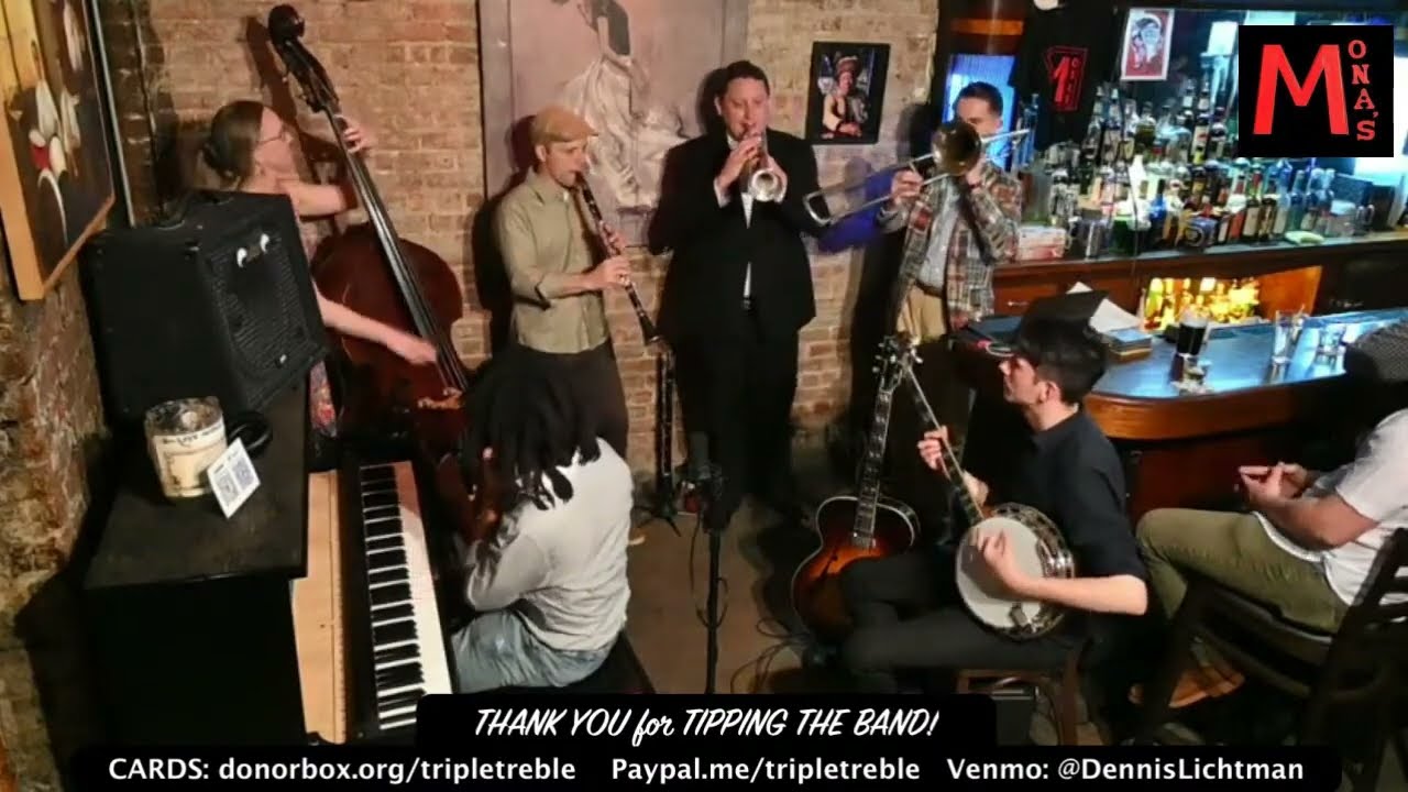 TISHOMINGO BLUES - Mona's jazz NYC w/ Andy Schumm, Mike Davis, Sean Mason