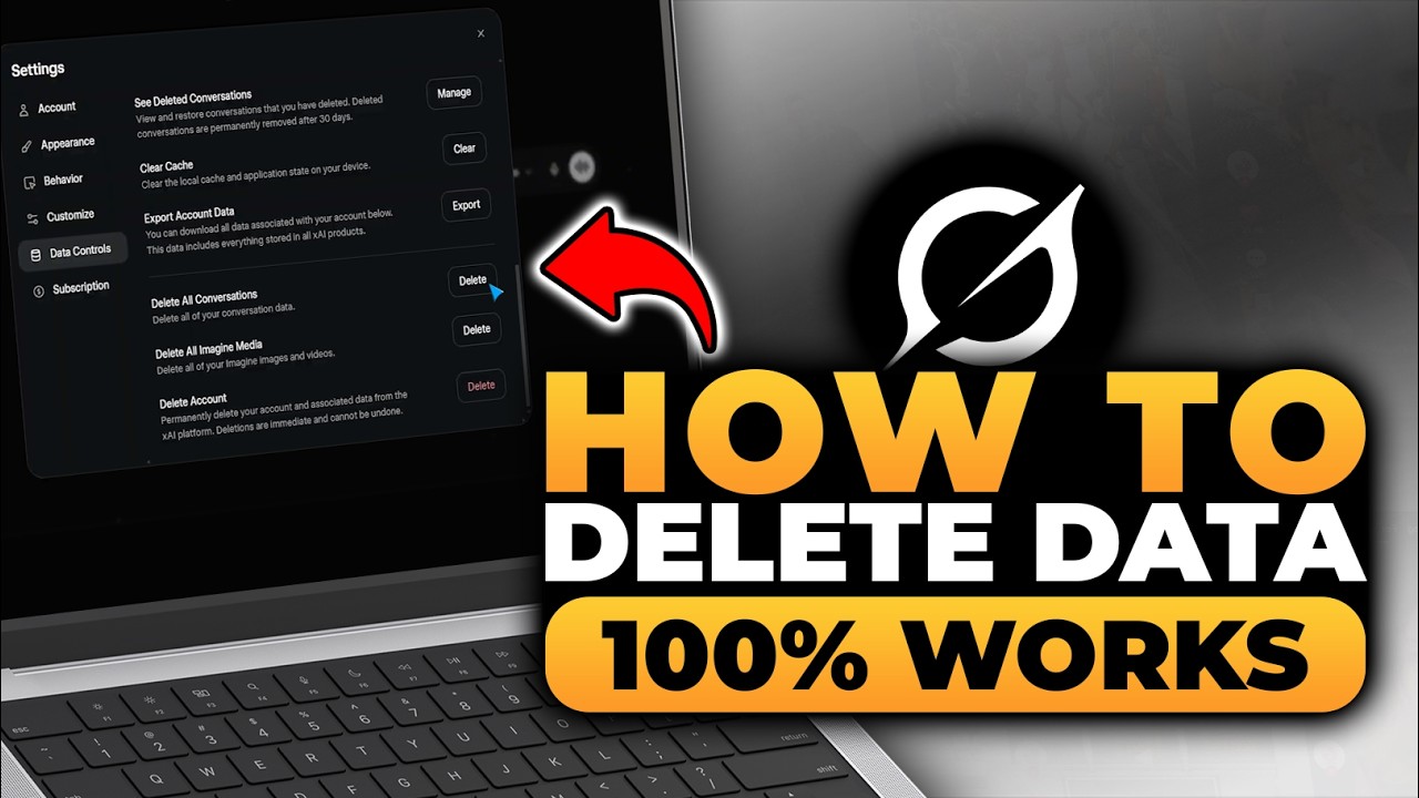 How To Delete Data From Grok AI (𝟮𝟬𝟮𝟲) | 100% WORKS | NO Yapping, To The Point! | FAST & EASY