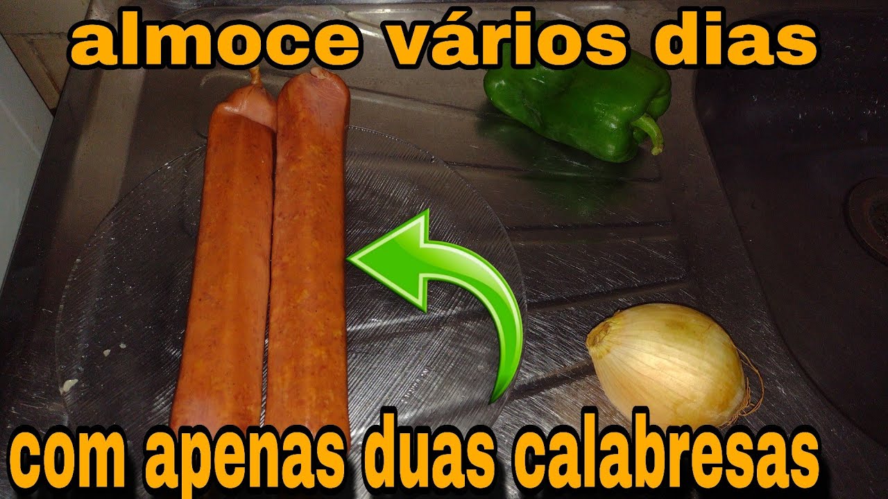 Economize com essa dica! Faça várias refeições com apenas duas calabresas 