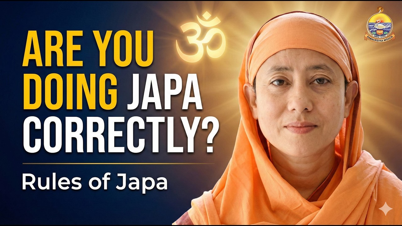 Are You Doing Japa Correctly? Rules of Japa by Pravrajika Divyanandaprana
