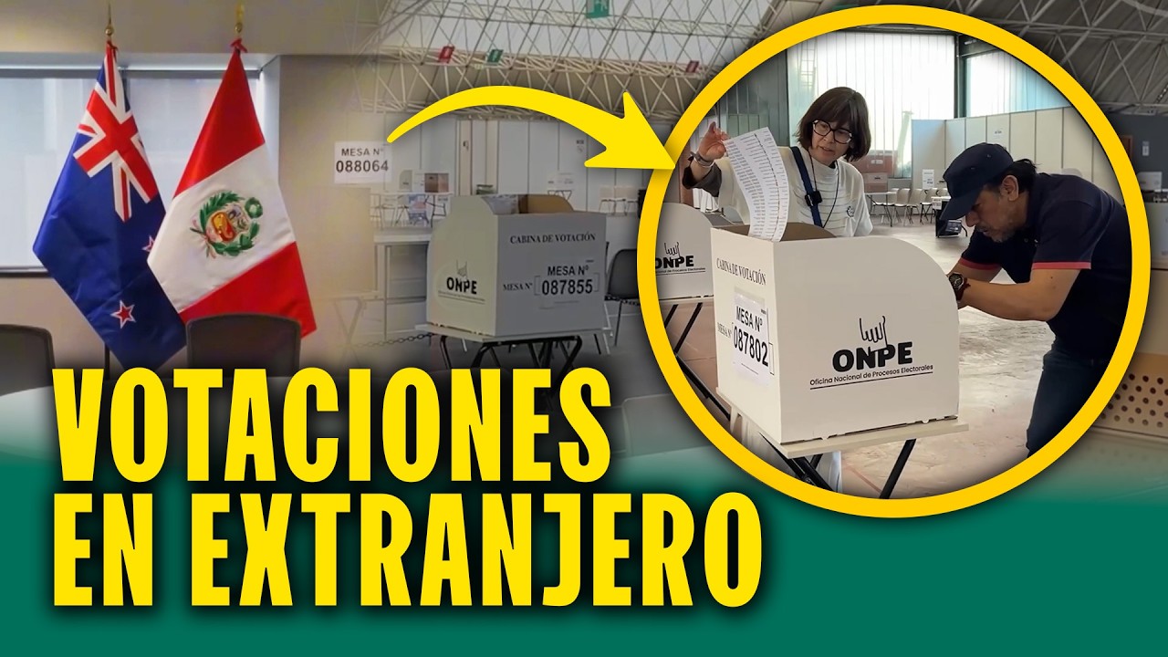 As&iacute; avanzan las votaciones de peruanos en extranjero: Elecciones en Italia, Espa&ntilde;a y Nueva Zelanda