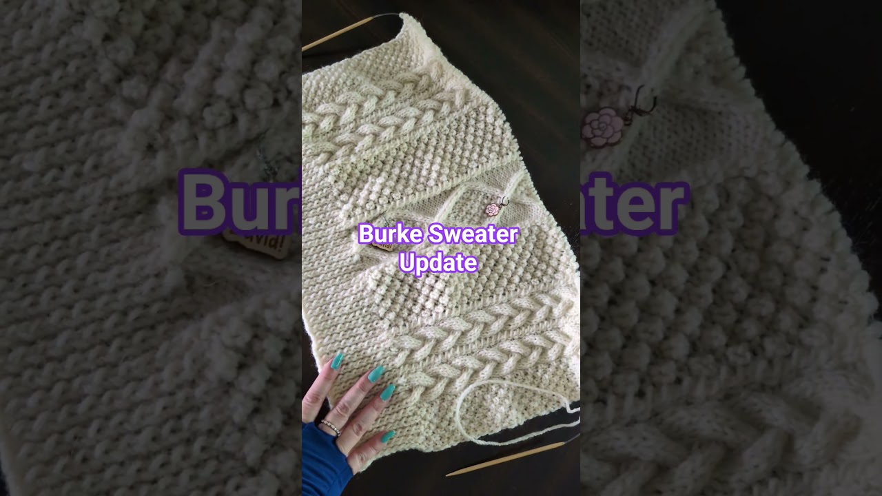 These cables are looking good! #sweaterknitting #aransweatermarket #knittingcables