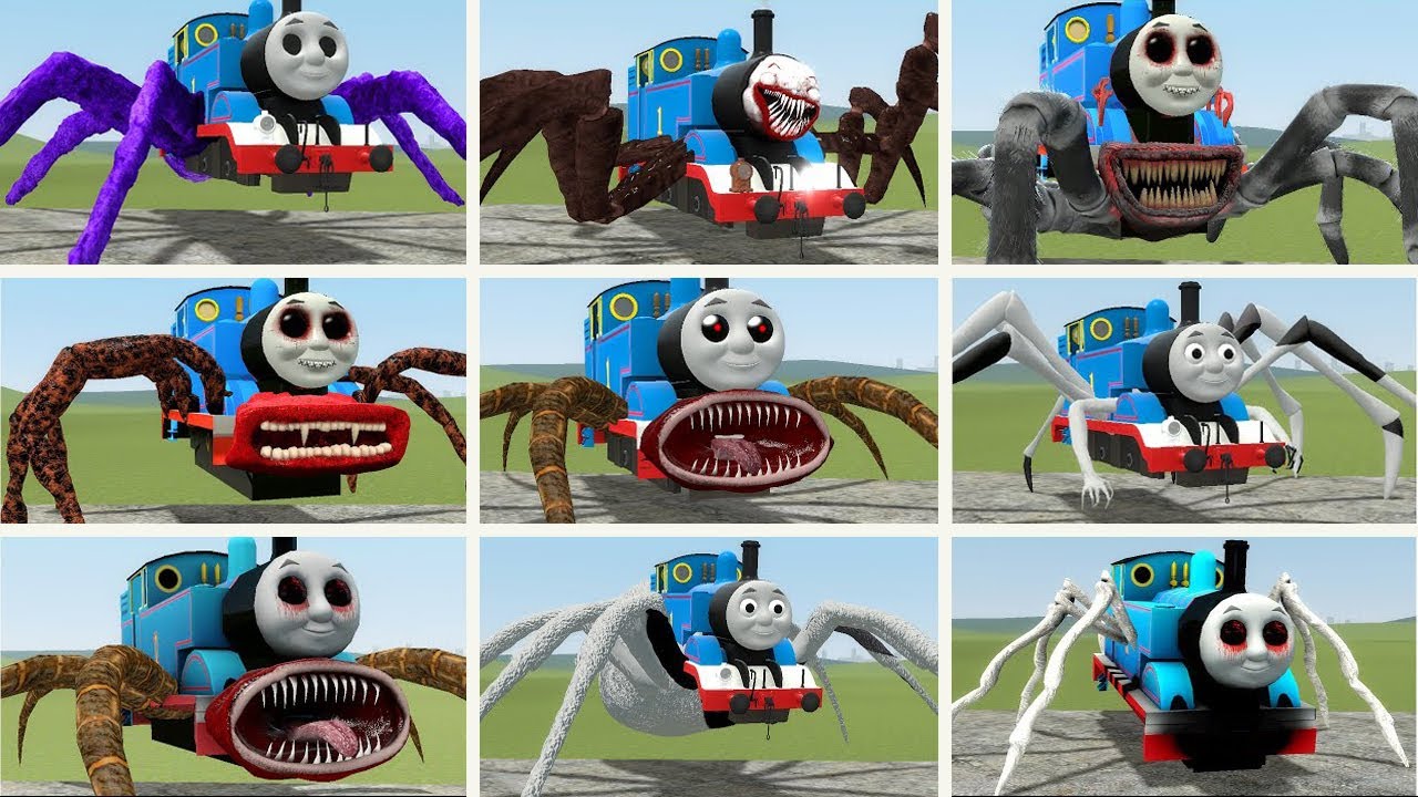 NEW UPDATE: Cursed Thomas and Friends Train Monster Battle in Garry's Mod part 8