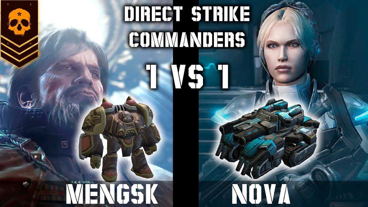 🏅Mengsk vs Nova | Best nova player? (Rematch) | Direct Strike Commanders 1vs1