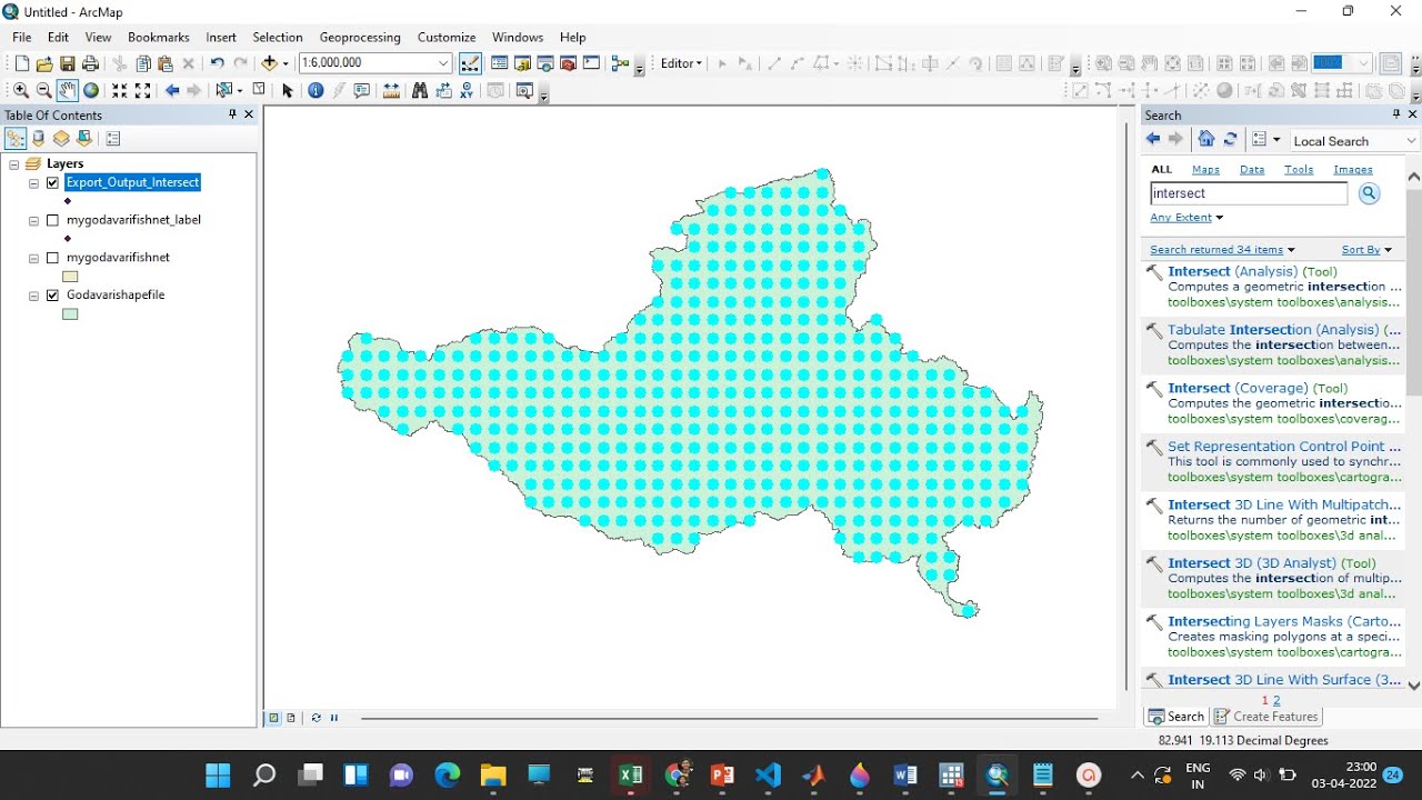 How to extract lat long from shapefile in ArcGIS