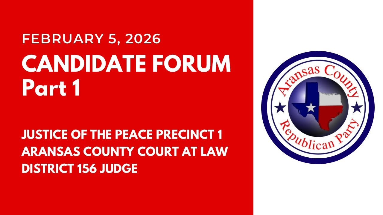 Candidate Forum - Judges & Dist. 156