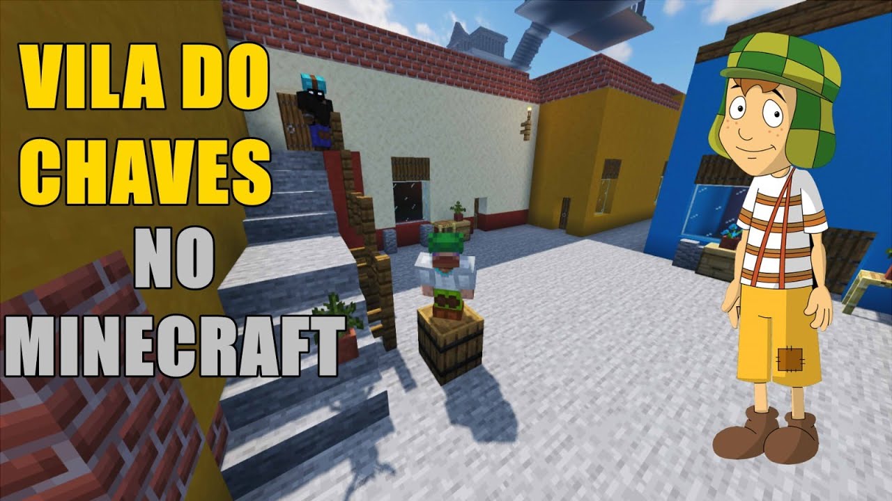 COMO CONSTRUIR a VILA do CHAVES no MINECRAFT #chaves CONSTRUÇÃO Nº 036