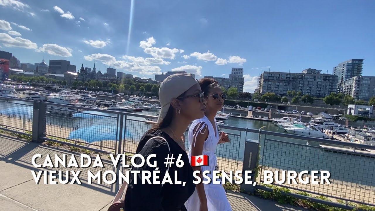 CANvlog 🇨🇦#6 - Vieux Montréal, la plage à Montréal ? SSENSE, Premier Burger