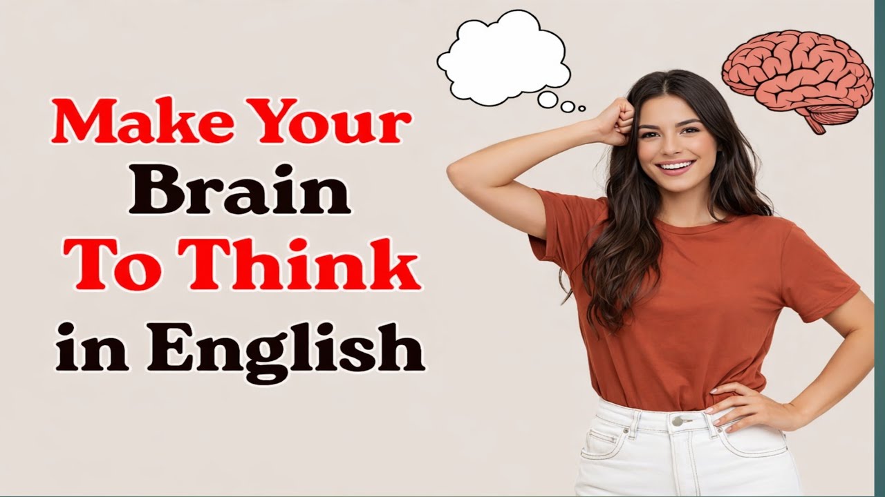 Make Your Brain Think in English | Train Your Mind to Speak English Fluently