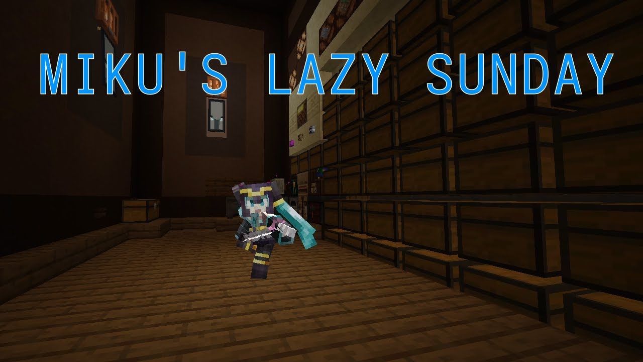 Minecraft ASMR: Miku's Lazy Sunday