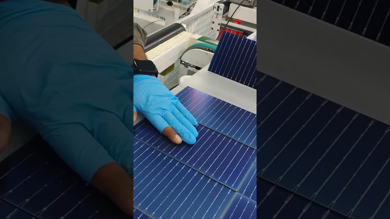 Chenge Solar Crack Cell  on solar module 