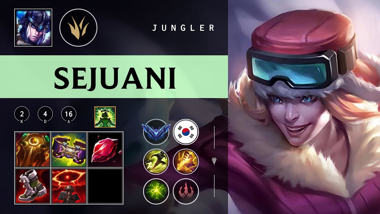 Sejuani Jungle vs Wukong - KR Diamond Patch 26.01