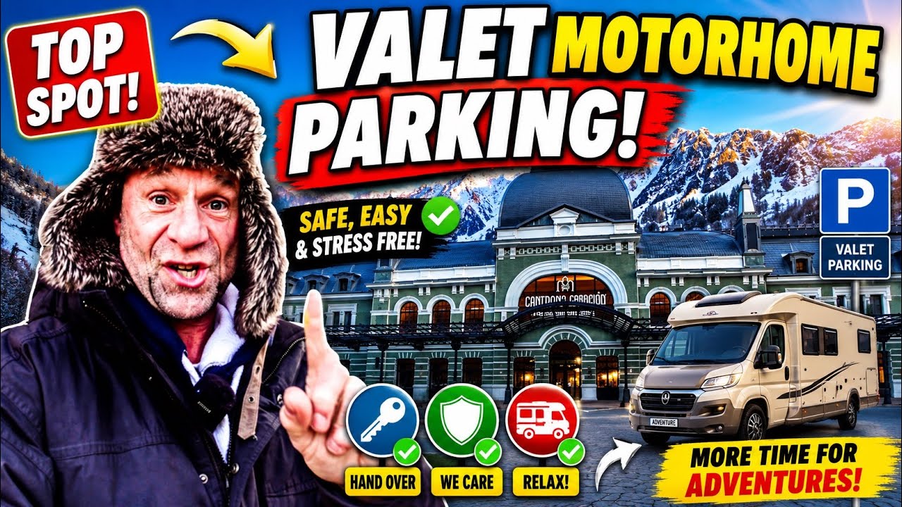 Valet Motorhome Parking France Spain Canfranc-Estación Pyrenees