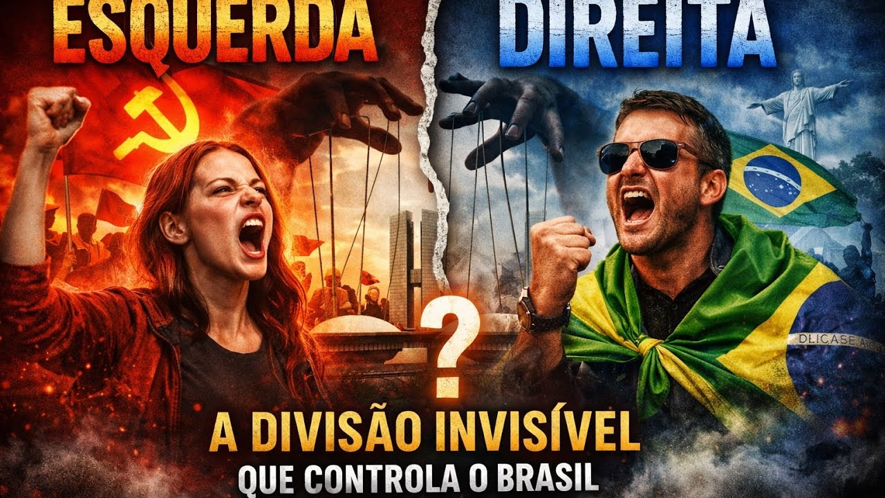 Esquerda x Direita: A Divisão Invisível que Controla o Brasil (Documentário Narrado)