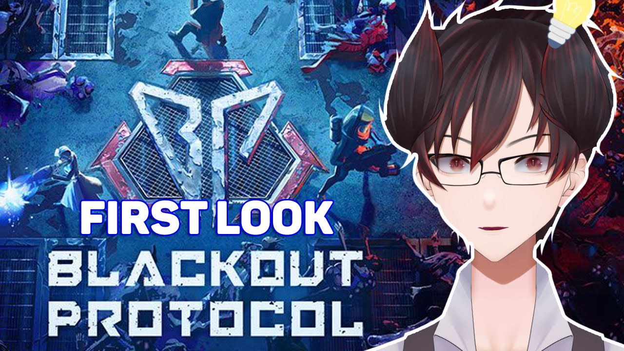 Flexy's First Look: Blackout Protocol! A Vtuber's indie game impressions (Playtest 1/12/23)