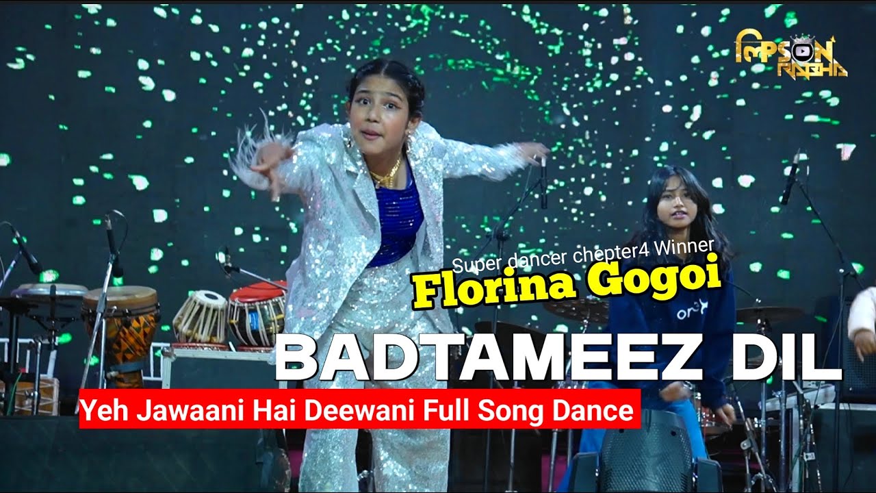 Super Dancer Florina Gogoi Live Dance | Badtameez Dil  | Ye Jawaani hai Deewani