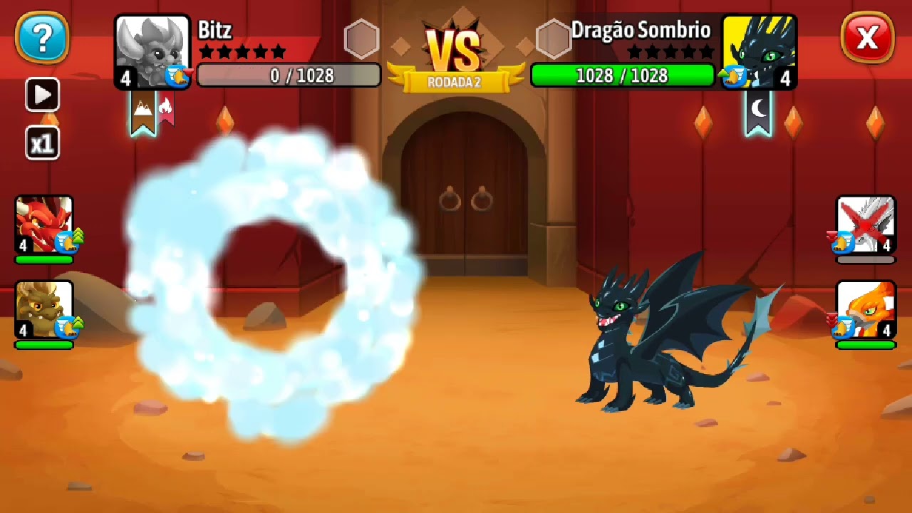 EU jogando dragon city