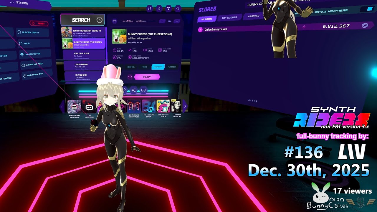 (#136) Dec.30th, 2025 (Tues.) - Synth Riders Dancercise