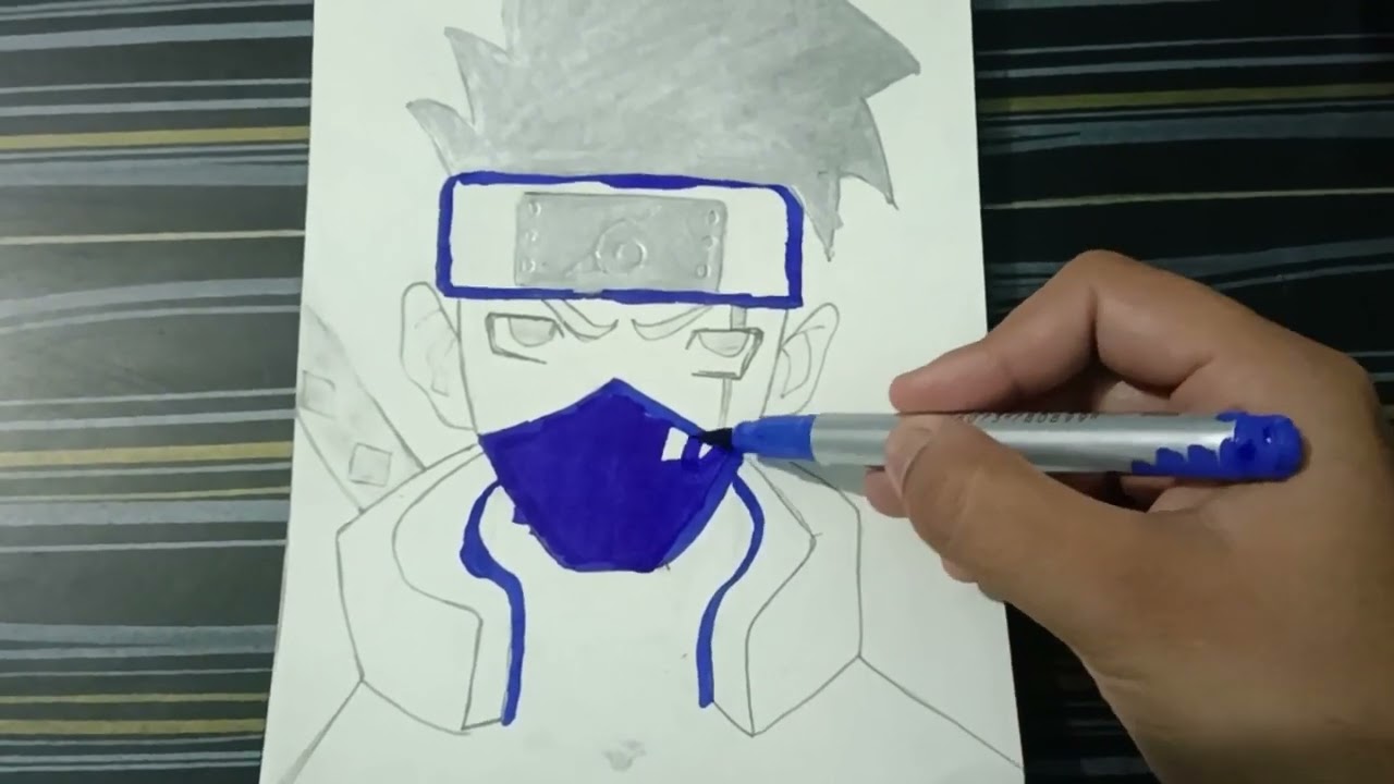 Kakashi Hatake Coloring Tutorial | Naruto Shippuden | Full Long Video 🎨🔥