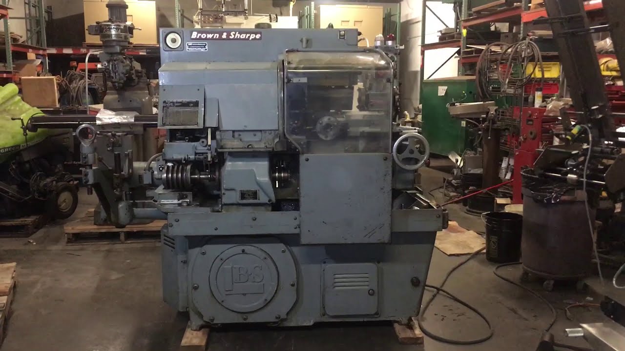 Brown & Sharpe No.2 Auto Screw Machine 1-5/8&rdquo;&rdquo; Capacity 220V 3 Phase