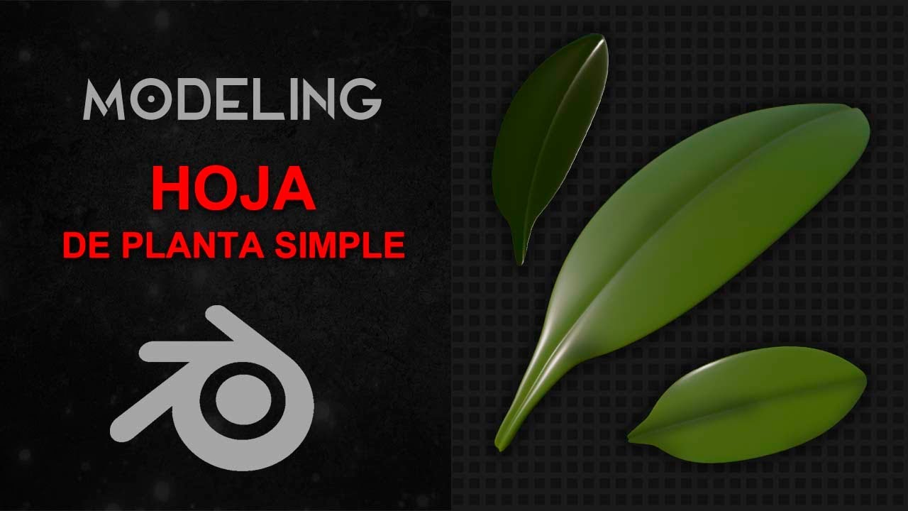 Modelado de HOJA- ¡FÁCIL! | BLENDER MODELING