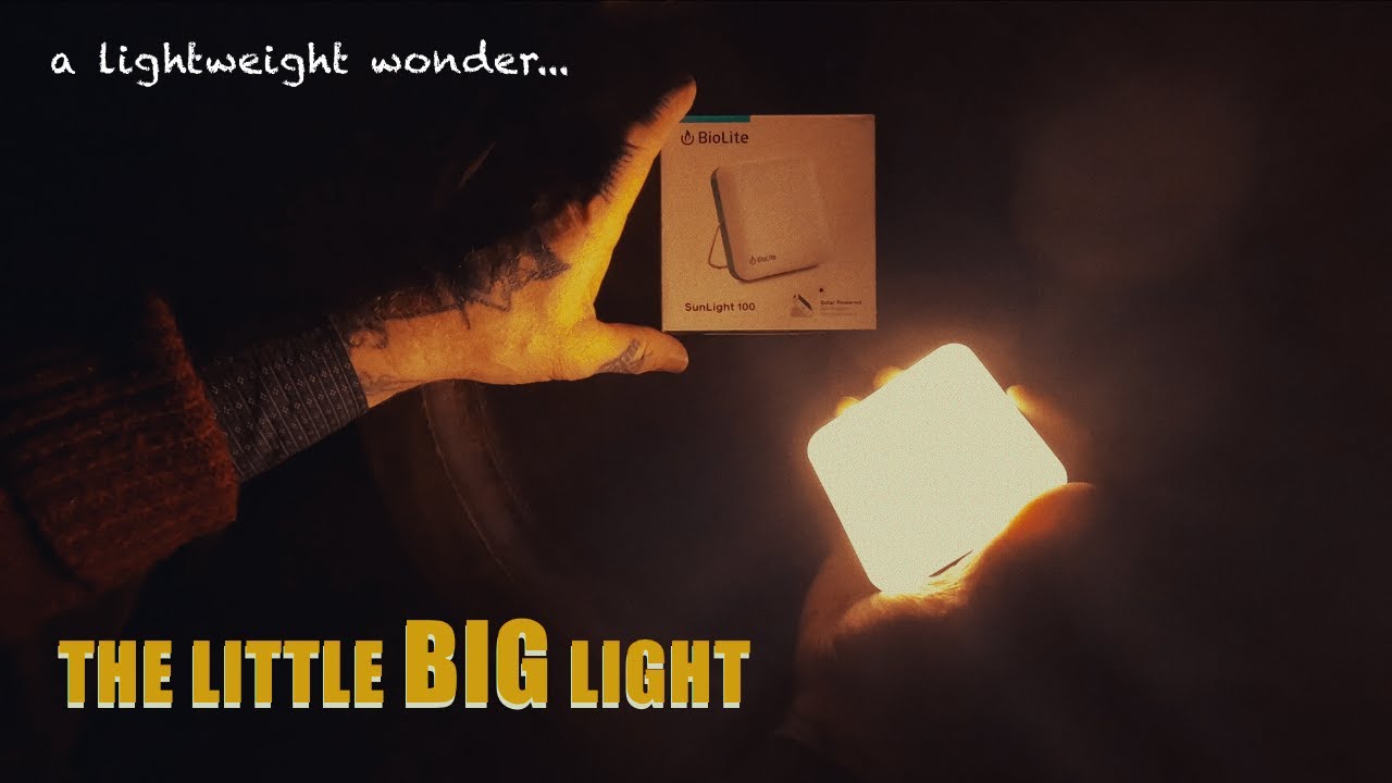 Best Camping Light ! BioLite Sunlight 100. Review & function breakdown.