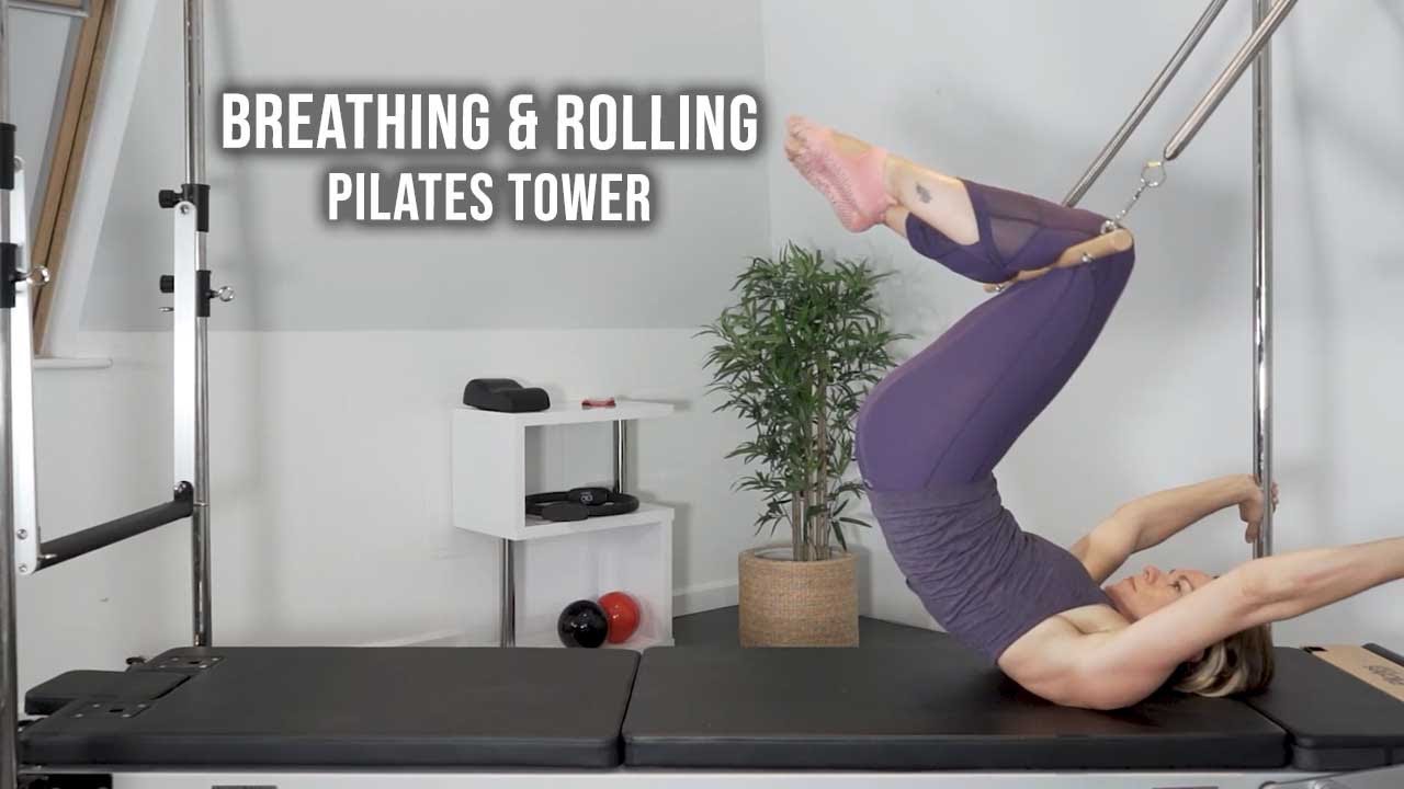 Дыхание и перекатывание — турник Pilates Tower Roll Down