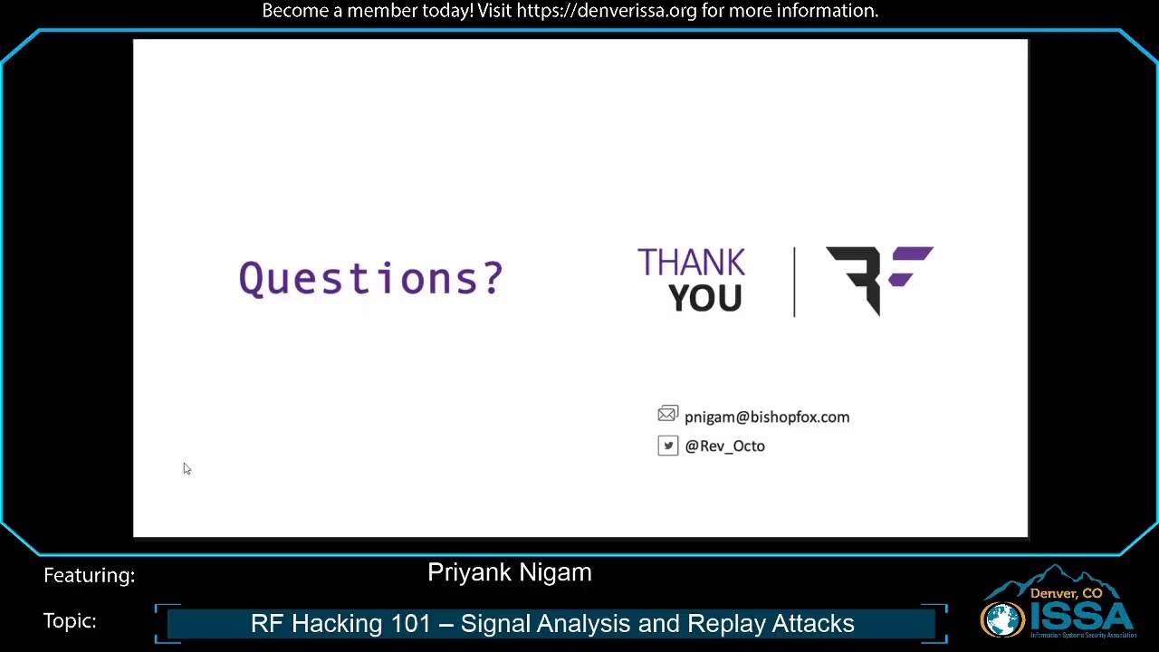 RF Hacking 101 &ndash; Signal Analysis and Replay Attacks