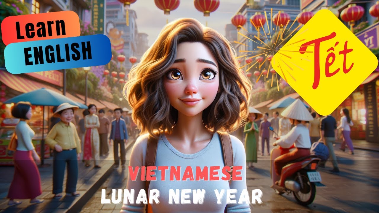 Vietnamese Lunar New Year ( TET) In English| Improve Your English with Sandy's Stories.
