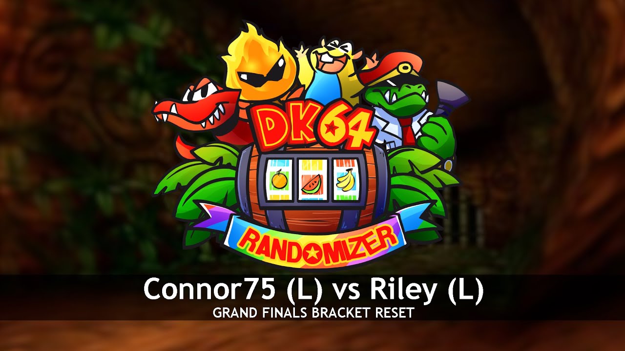 DK64 Randomizer | Season 2 Tournament Grand Finals Round 2 | Connor75 vs. Riley