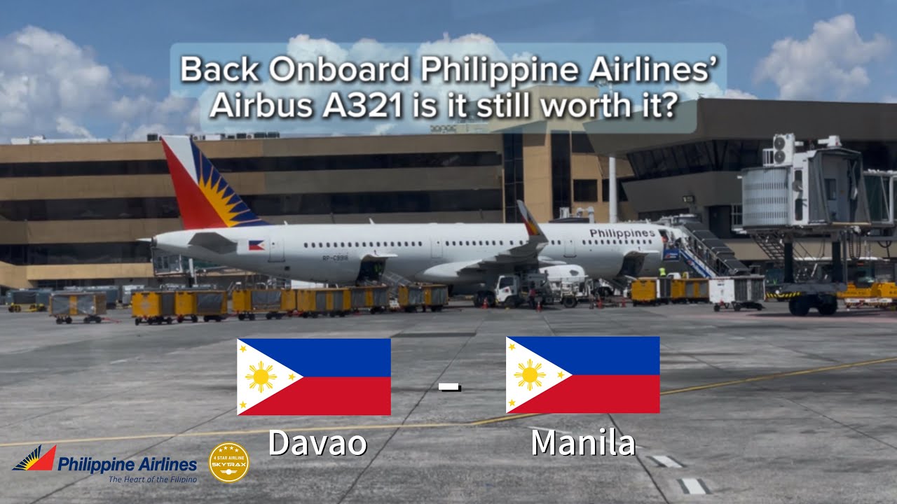 Flight Review: Philippine Airlines Airbus A321-200 [RP-C9918] Economy Class | Davao to Manila