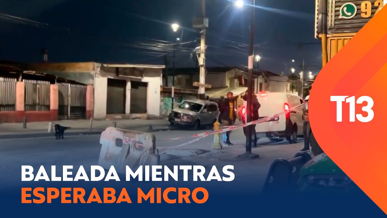 Balacera en La Pintana deja un muerto y una mujer brasile&ntilde;a herida: esperaba micro en paradero