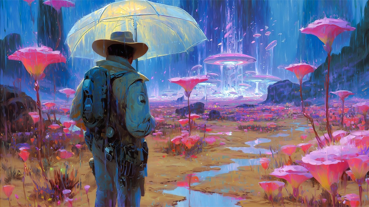 Alien Garden Pause… Psychedelic Desert Rock | Ambient & Chillout Mix