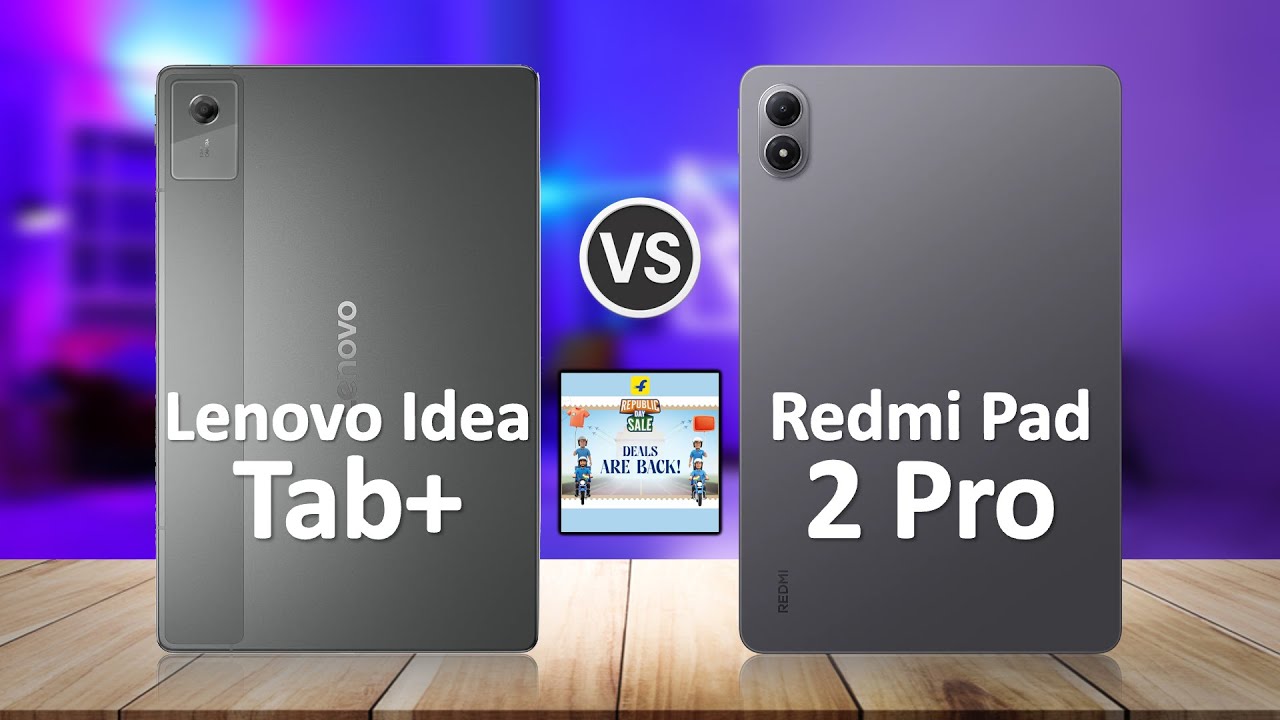 Lenovo Idea Tab Plus VS Redmi Pad 2 Pro | Flipkart Sale