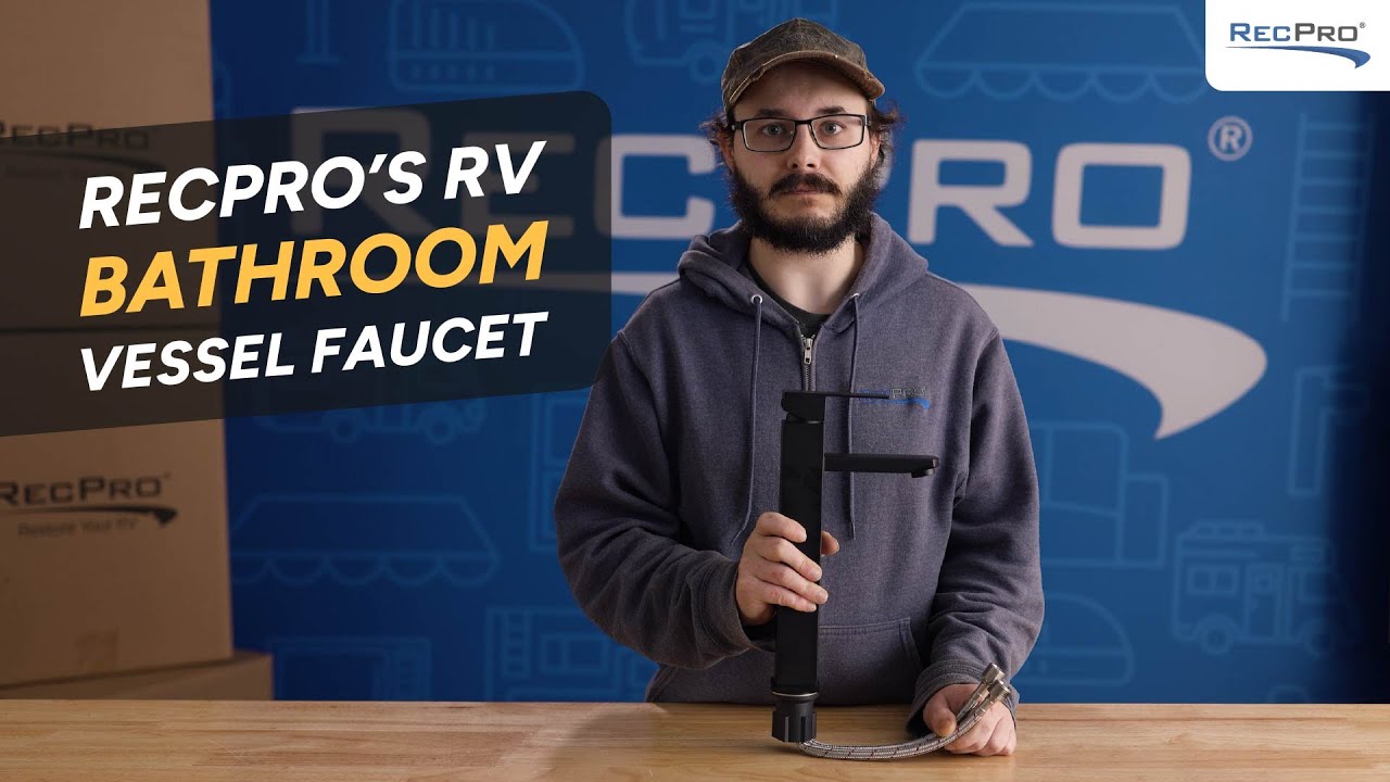 RecPro's RV Black Bathroom Faucet