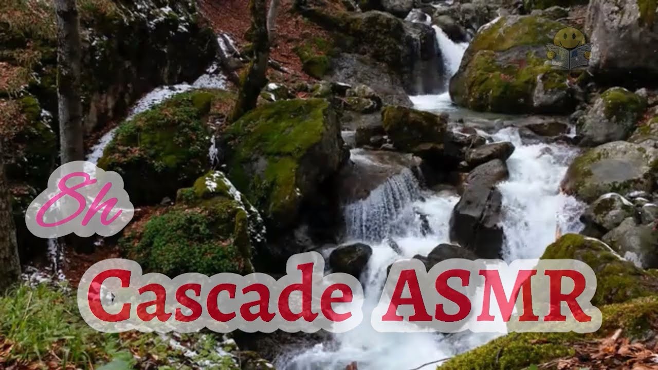 8 Heures ASMR Cascade d’Eau ❄️ Sons Naturels et Neige Légère pour Dormir