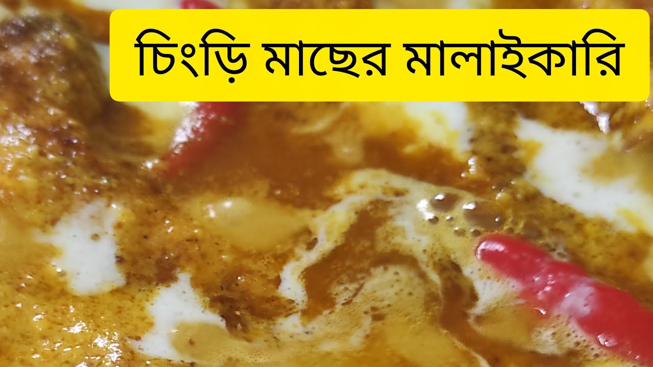  চিংড়ি মাছের মালাইকারি/ pujo special recipe /chingri macher malaikari/prawn recipe