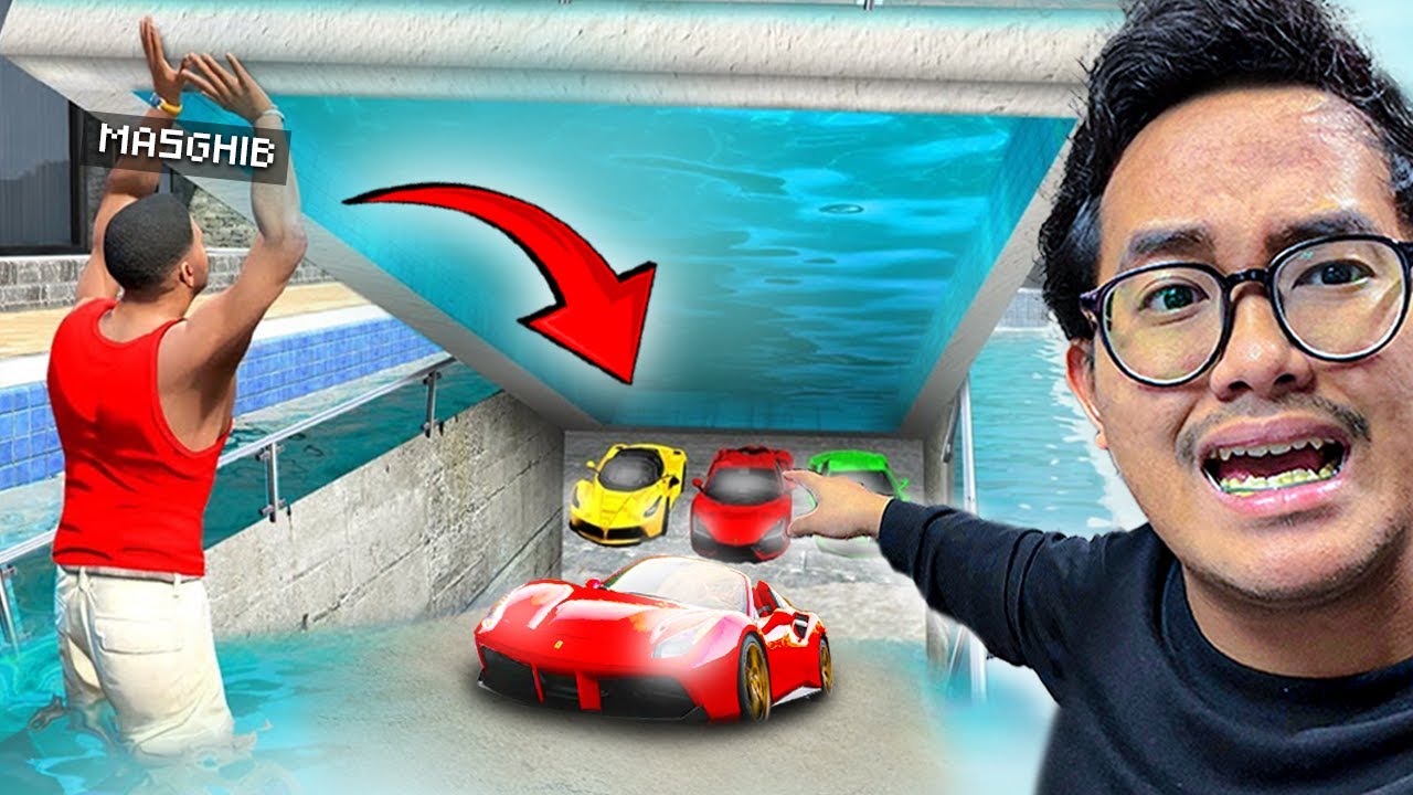 Gua Membangun Garasi Mobil BAWAH TANAH di GTA 5! (RAHASIA)