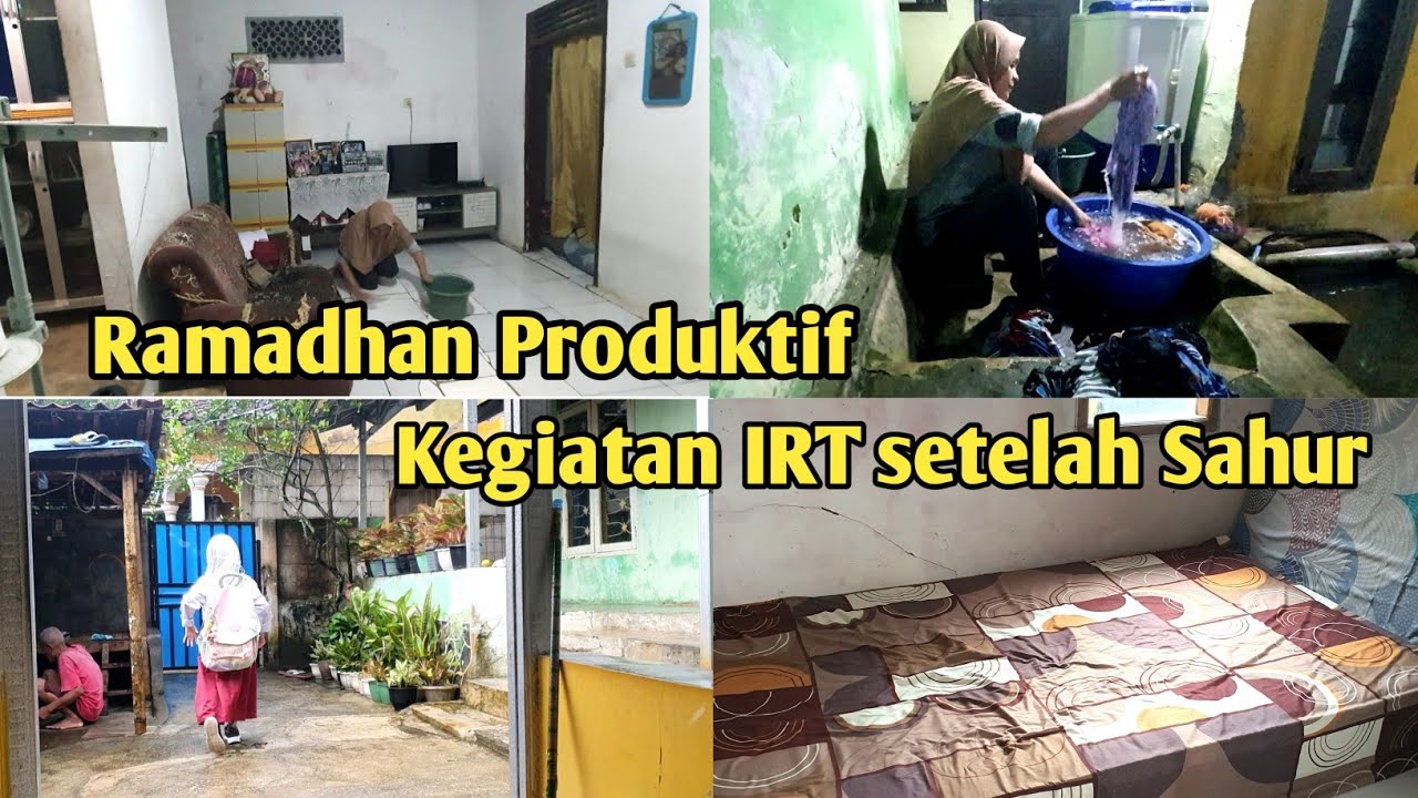 Rutinitas Harian IRT Beres beres Rumah Sederhana Minimalis di bulan Ramadhan