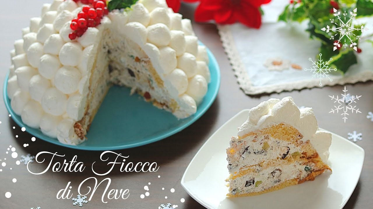 ❄️ TORTA FIOCCO DI NEVE ❄️ Zuccotto di Pandoro - Ricetta del Menù di Natale 2019