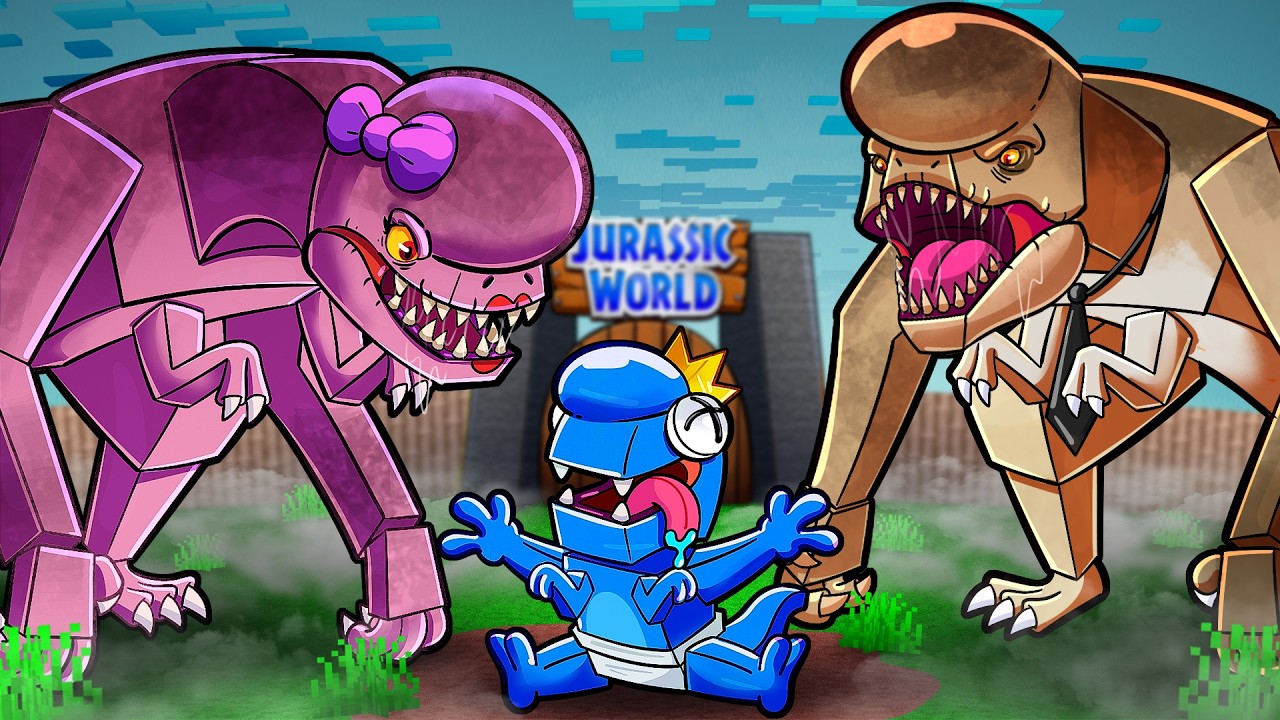 DISTORTUS REX FAMILY! (Minecraft D-Rex)