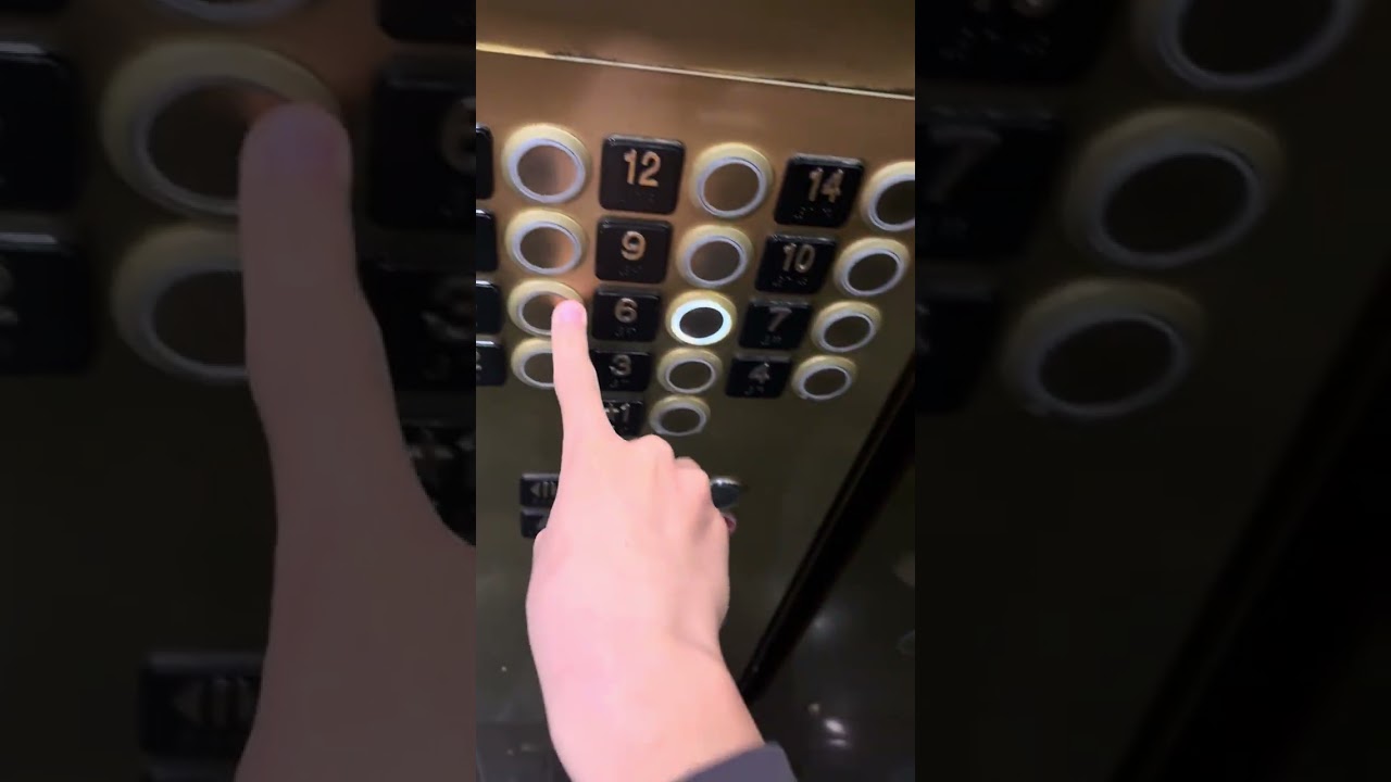 Night Time elevator ride at the Renaissance Waverly Hotel in Atlanta GA