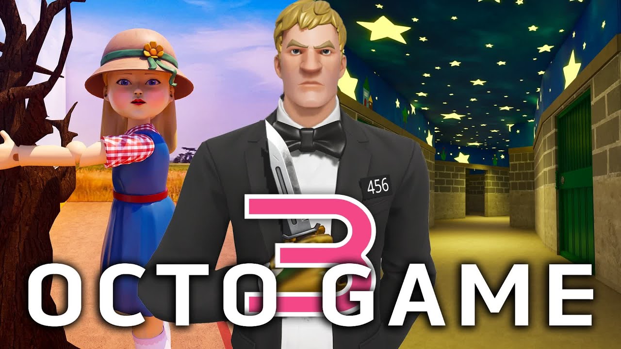 OCTO GAME 3 MAP FORTNITE CREATIVE - ALL CHALLENGES, SKY OCTO GAME, KEYS AND KNIVES, AND MORE